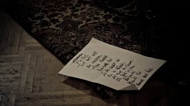 a piece of paper with writing on it