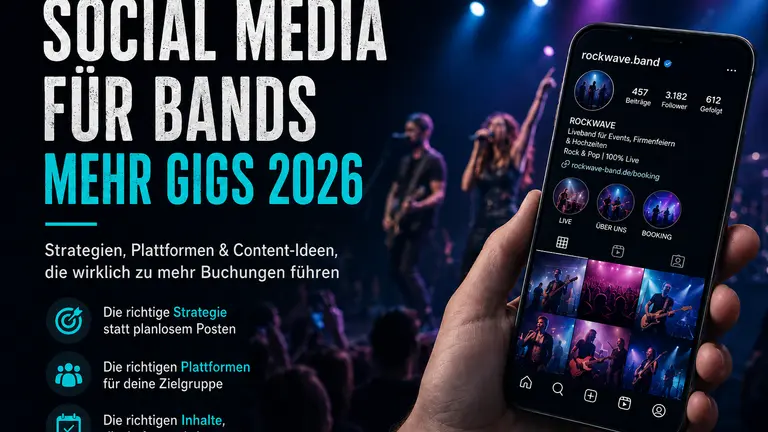 Social Media für Bands Mehr Gigs 2026